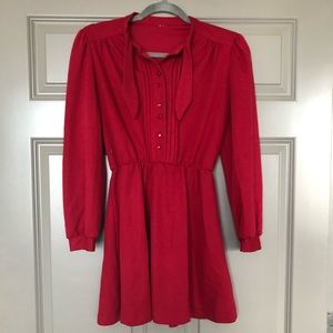 Vintage long sleeve Mini Dress
